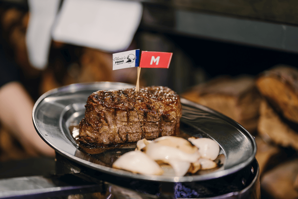 Steaks at Olivia’s Prime feature premium cuts like Wagyu, Black Angus, and USDA Prime (Source: Olivia's Prime Steakhouse)